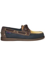 Sebago Portland Spinnaker Nbk- Blu Navy/Beige Taupe/Brown-Gum