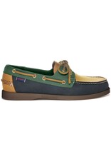 Sebago Portland Spinnaker Nbk- Blu Navy/Beige Camel/Green Musk-Gum