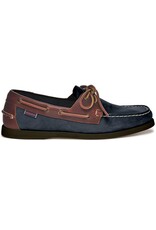 Sebago Docksides Portland Nbk-Waxy- Blue Peacoat/Brown