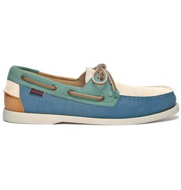 Sebago Portland Fleshout Spinnaker-Inidgo/Gren Lichen/White