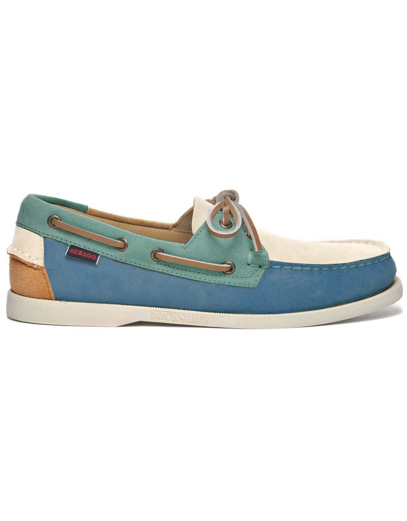 Sebago Portland Fleshout Spinnaker-Inidgo/Gren Lichen/White