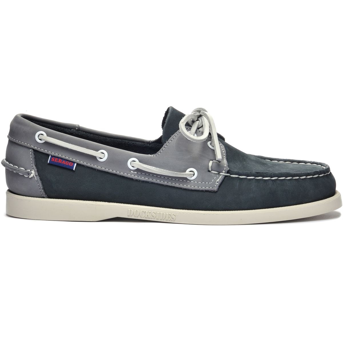 Sebago Portland Spinnaker Nubuck- Navy-Grey