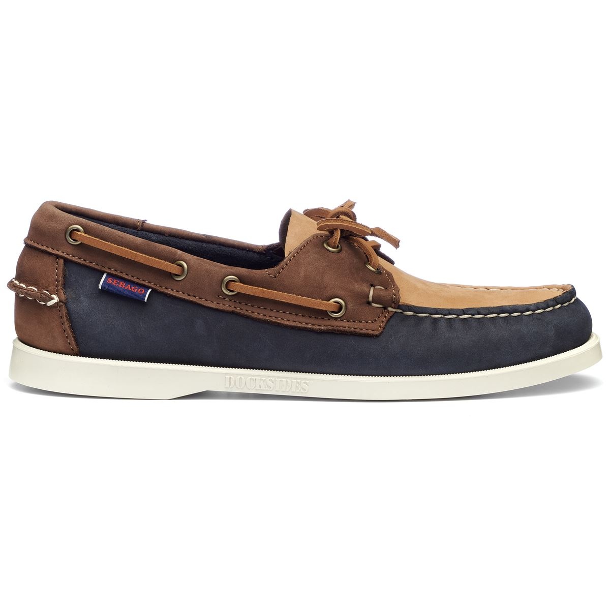 Sebago Portland Archive- Brown/Navy