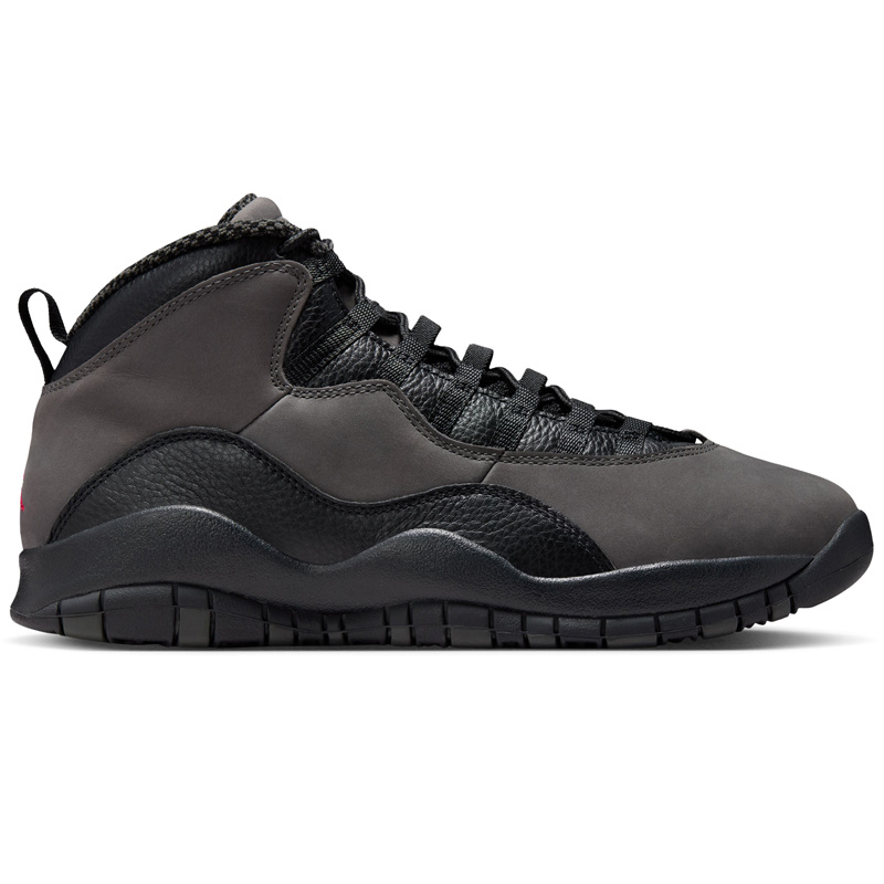 Jordan Air Jordan 10 Retro- Charred Grey/True Red-Black