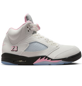Jordan Air Jordan 5 Retro Og- White/Med Soft Pink-Black
