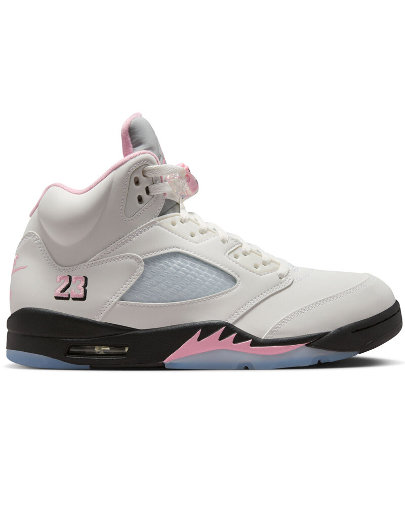 Jordan Air Jordan 5 Retro Og- White/Med Soft Pink-Black