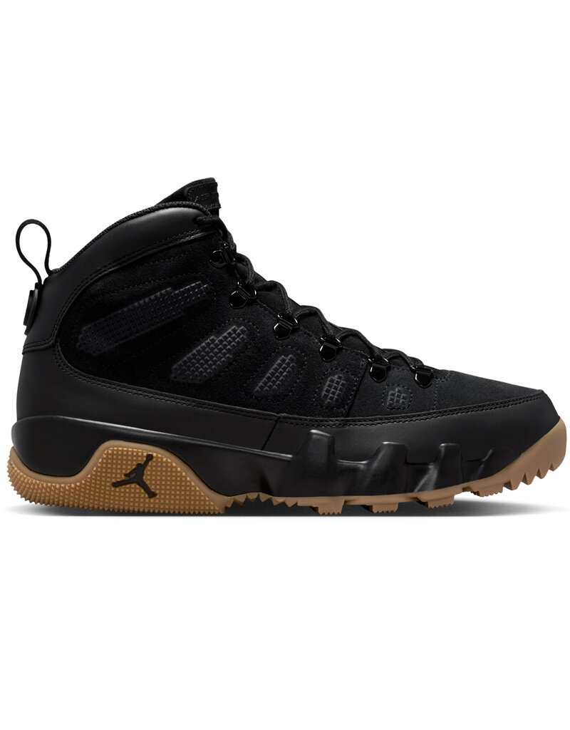 Jordan Air Jordan 9 Retro Boot Nrg- Black/Black/Gum Lt Brown