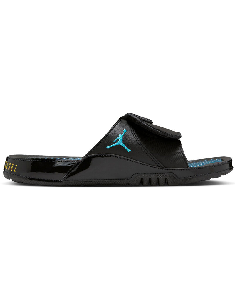 Jordan Slides Jordan Hydro Xi Retro Slide- Black/Gamma Blue/Varsity Maize