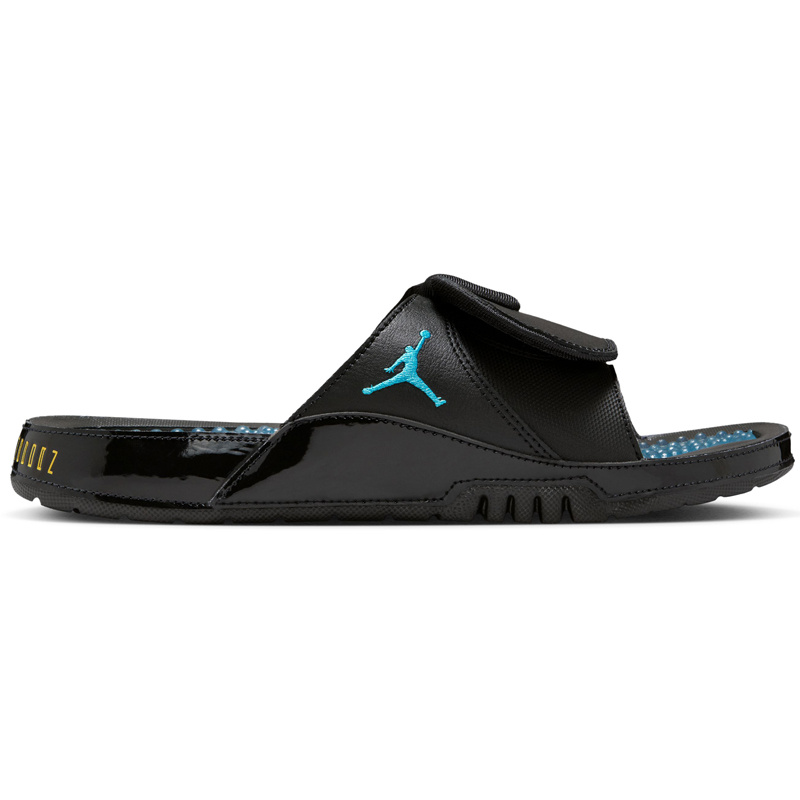 Jordan Jordan Hydro Xi Retro Slide- Black/Gamma Blue/Varsity Maize