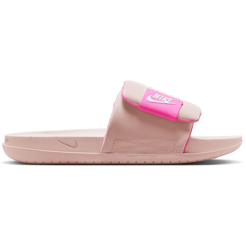 Nike W Nike Offcourt Adjust Slide- Silt Red/Pink Spell/White