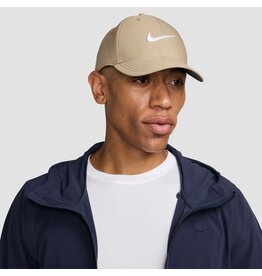 Nike Caps Nike Men Dri-FIT Club Structured Swoosh Cap- Beige/White