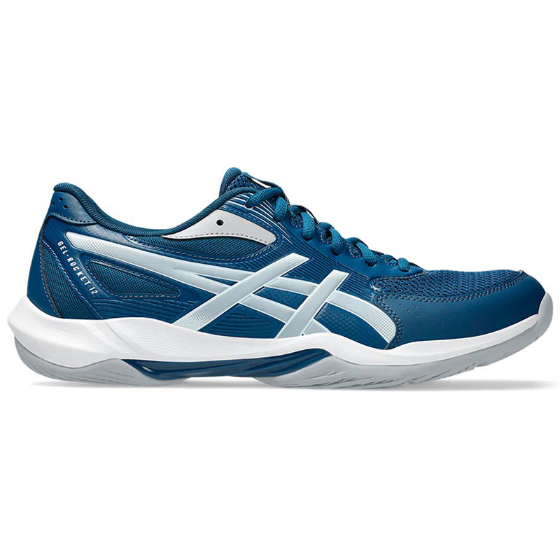 Asics Gel-Rocket 12 Vollyball-  White/Mako Blue