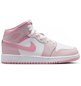 Jordan Air Jordan 1 Mid Bg- Pearl Pink/Med Soft Pink/White