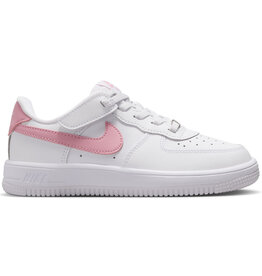 Nike Kids Force 1 Low Easyon Bp- White/Med Soft Pink-White