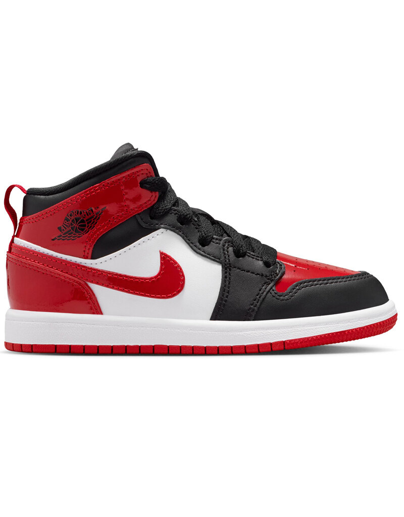 Jordan K Jordan 1 Mid Se Bp- Black/Varsity Red/White