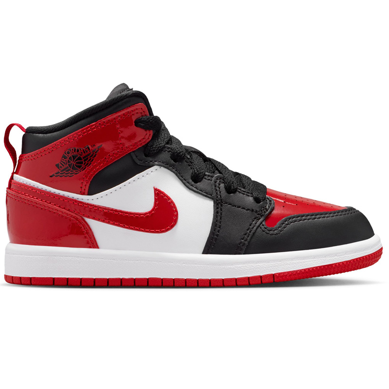 Jordan K Jordan 1 Mid Se Bp- Black/Varsity Red/White