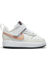 Nike Td Court Borough Low 2 Rb Bg- Wht/Mtlc Rd Brnz/Smmt Wht