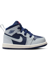 Jordan Td Jordan 1 Mid Bt- Bl Vd/Pr Pltnm-Smmt Wht-Ht Lv