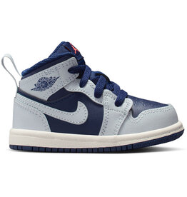 Jordan Td Jordan 1 Mid Bt- Bl Vd/Pr Pltnm-Smmt Wht-Ht Lv