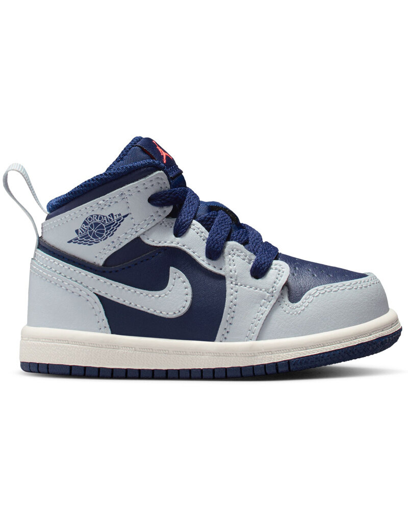 Jordan Td Jordan 1 Mid Bt- Bl Vd/Pr Pltnm-Smmt Wht-Ht Lv