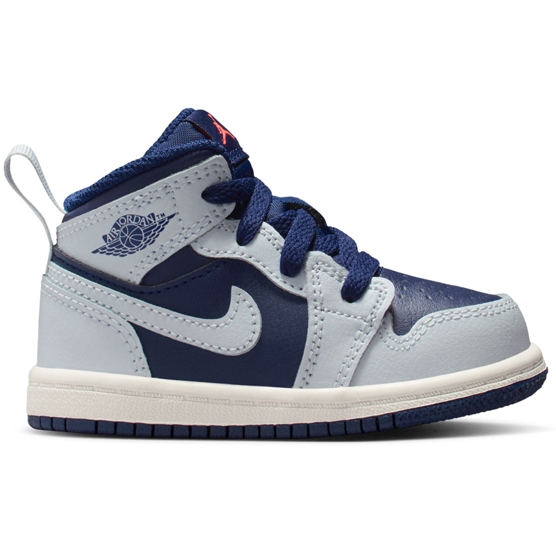 Jordan Td Jordan 1 Mid Bt- Bl Vd/Pr Pltnm-Smmt Wht-Ht Lv