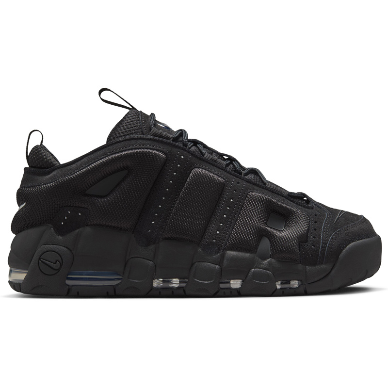 Nike Air More Uptempo Low - S- Black/Black