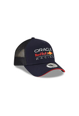 New Era Red Bull Essential Blue A-Frame Trucker Cap- Black