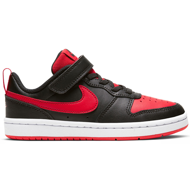 Nike Kids Court Borough Low 2 Rb Bpv- Black/Univ Red-White