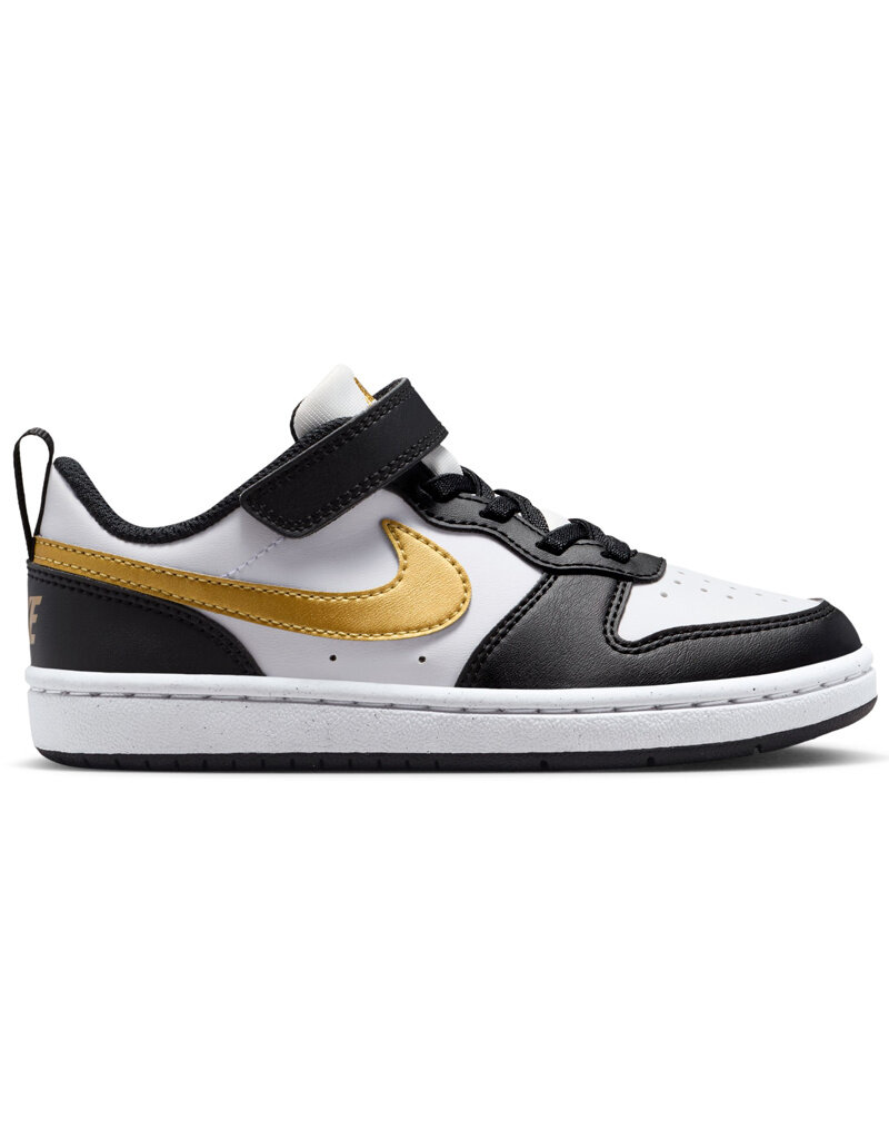 Nike K Court Borough Low Recraft Bpv- Black/Mtlc Gold-Black-White