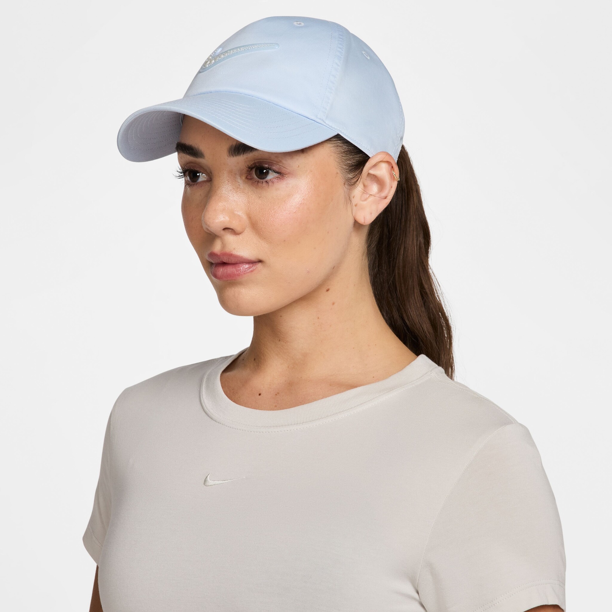 Nike Caps U Nk Club Cap U Cb Susan Fang- Blue Tint/(Summit White)