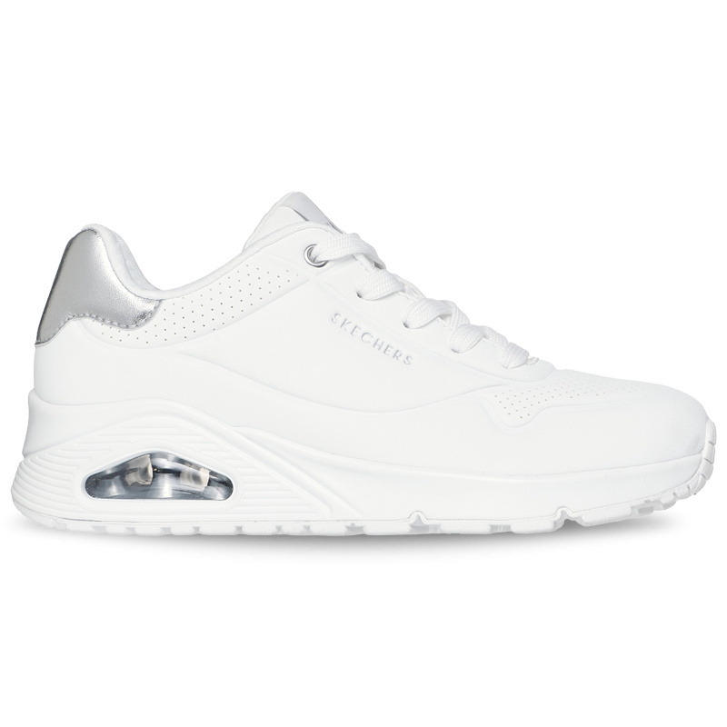 Skechers Uno-Goldenair- White/Silver