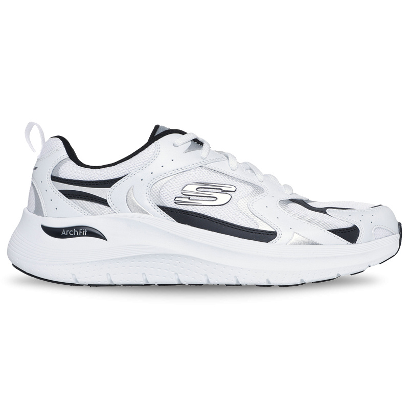 Skechers Archfit2.0-Lazric- White/Silver/Black