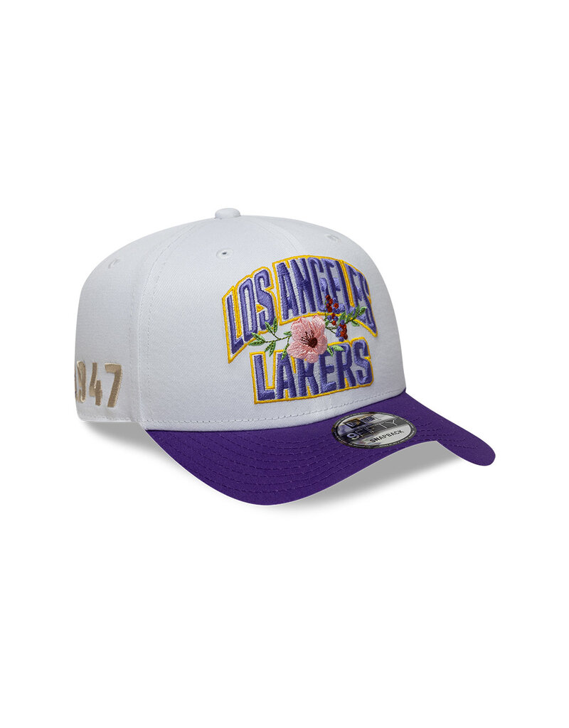 New Era Nba Wordmark 9Fifty Loslak  Whitrp