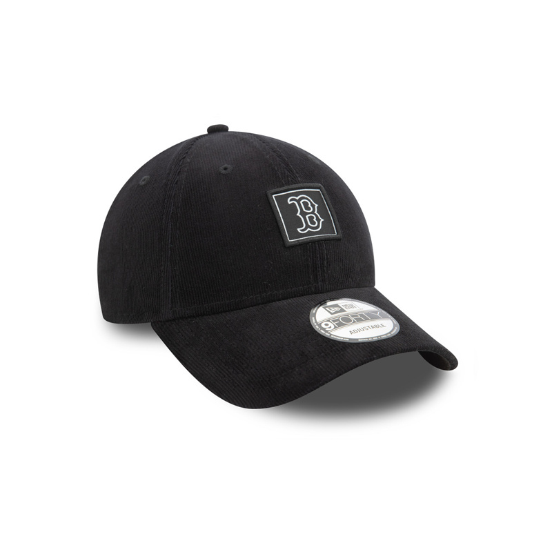 New Era Cord Patch 9Forty Bosred  Blkblk