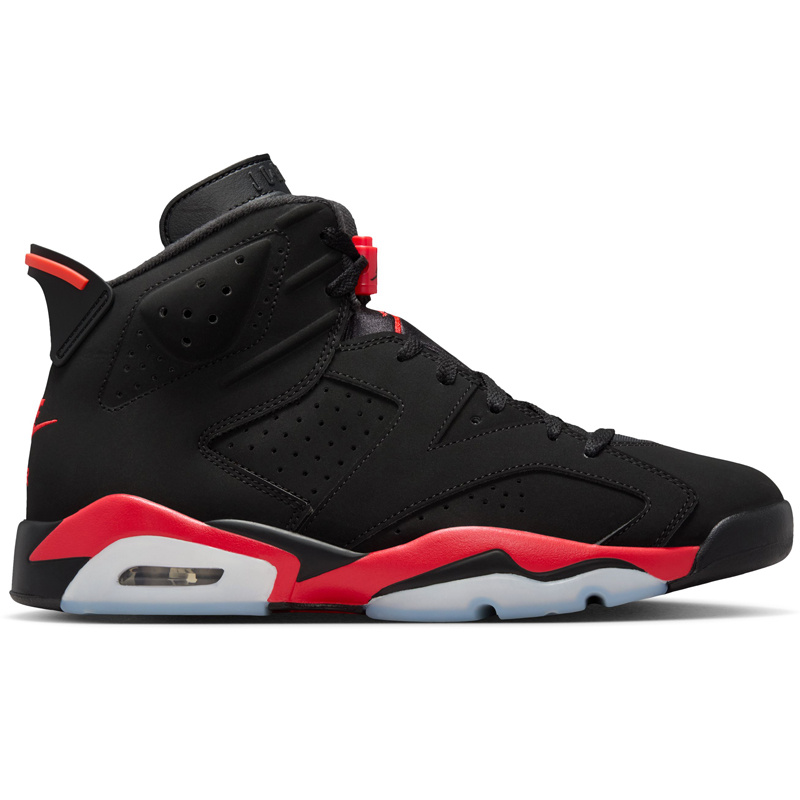 Jordan Air Jordan 6 Retro- Black/Lt Crimson