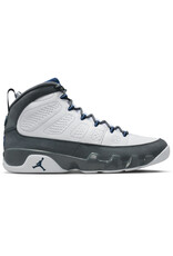 Jordan Air Jordan 9 Retro- White/French Blue-Flint Grey