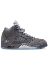 Jordan Air Jordan 5 Retro- White/French Blue/Flint Grey