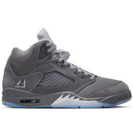 Jordan Air Jordan 5 Retro- White/French Blue/Flint Grey