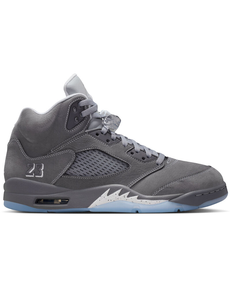 Jordan Air Jordan 5 Retro- White/French Blue/Flint Grey
