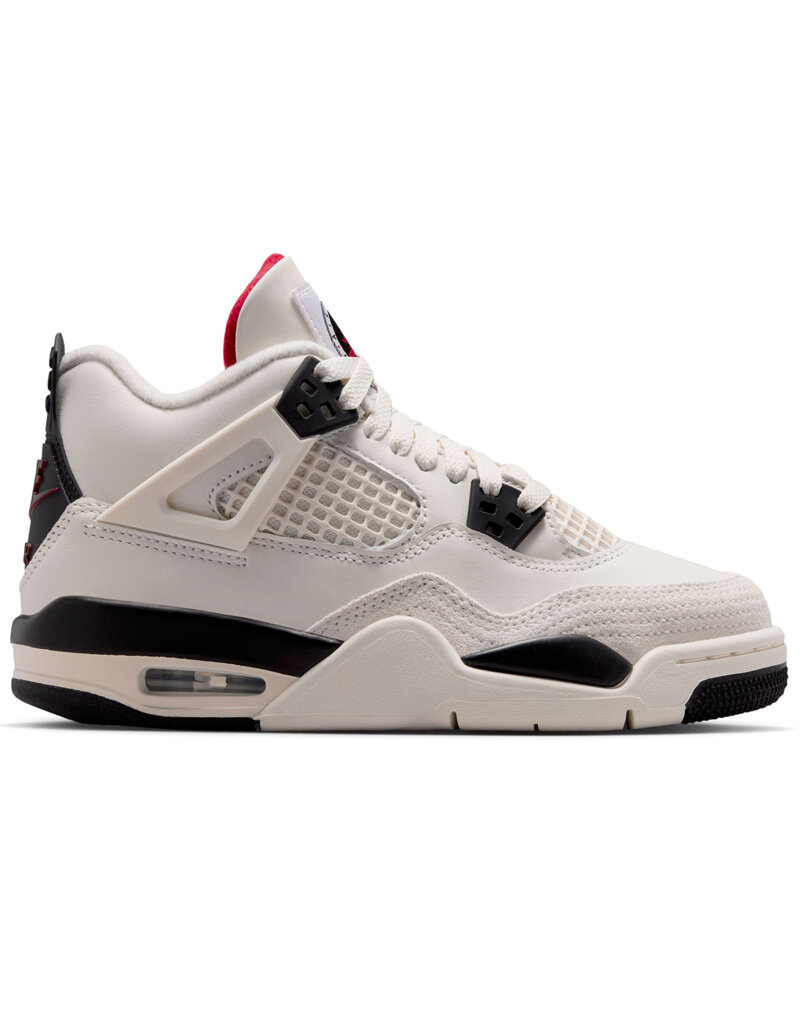 Jordan Air Jordan 4 Retro Og Fc Bg- Sail/Black-Univ Red