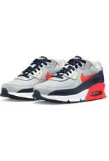 Nike Nike Air Max 90 Ltr Gs- Grey/Red/Navy