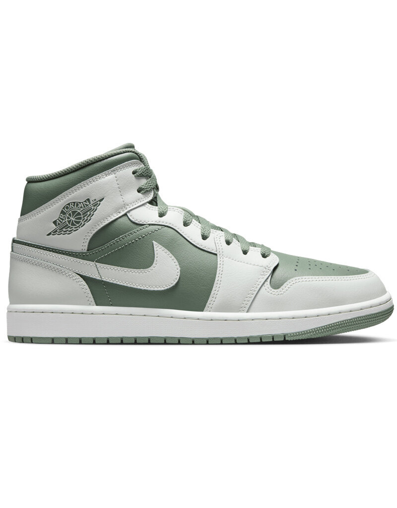 Jordan Air Jordan 1 Mid- Summit White/Vintage Lichen