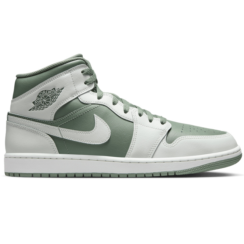 Jordan Air Jordan 1 Mid- Summit White/Vintage Lichen