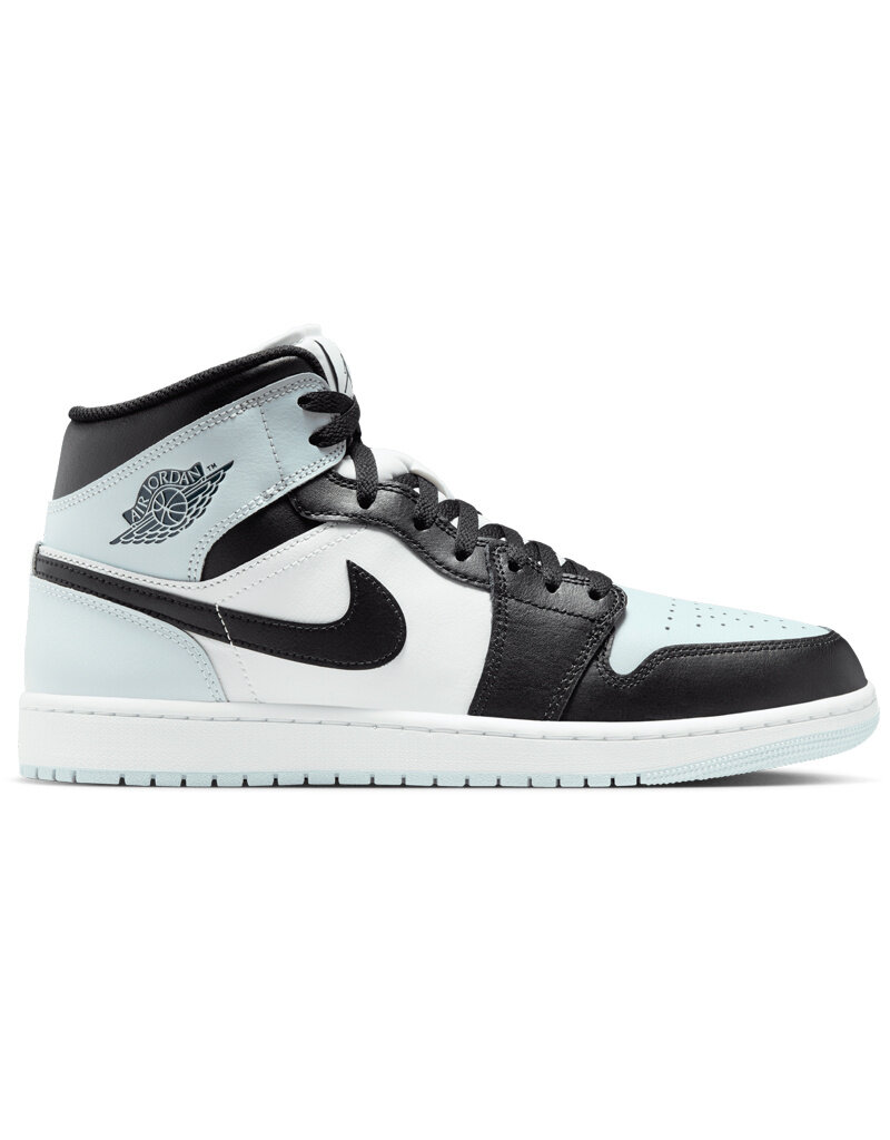 Jordan Air Jordan 1 Mid- Black/Squadron Blue-Aura