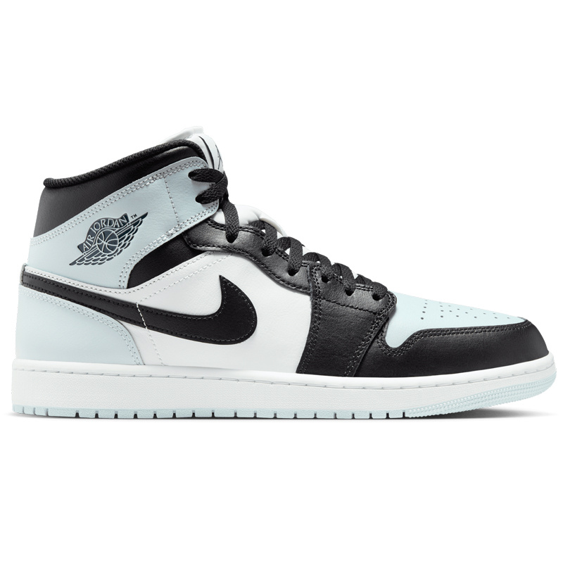 Jordan Air Jordan 1 Mid- Black/Squadron Blue-Aura