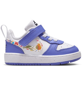 Nike TD Court Borough Low Fl Btv- White/White-Sapphire-Black