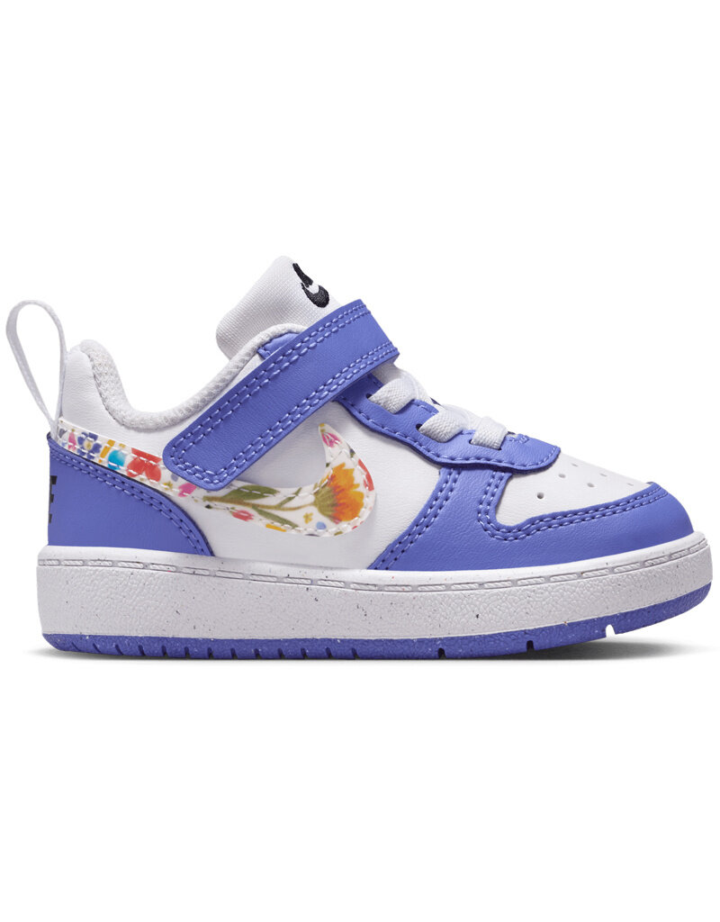 Nike TD Court Borough Low Fl Btv- White/White-Sapphire-Black