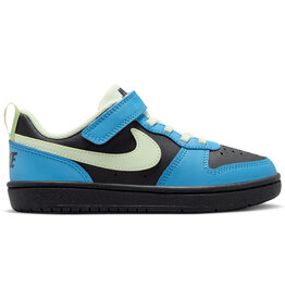Nike K Court Borough Low Recraft Bpv- Black/Volt Tint-Dutch Blue-Pha