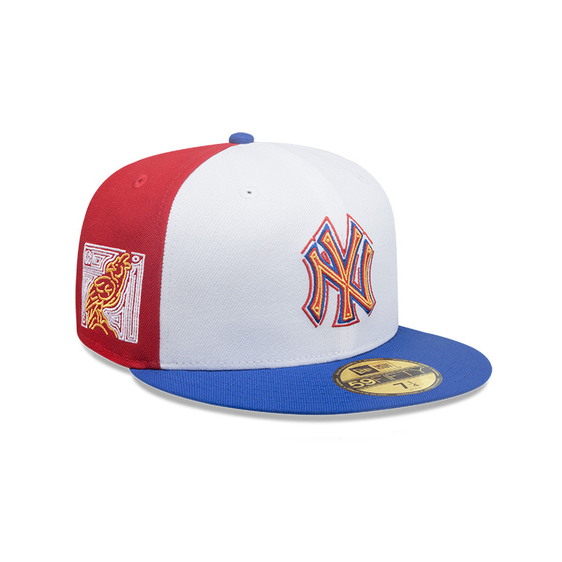 New Era 5950 Mlb City Elmnt Pa Neyyan Whi
