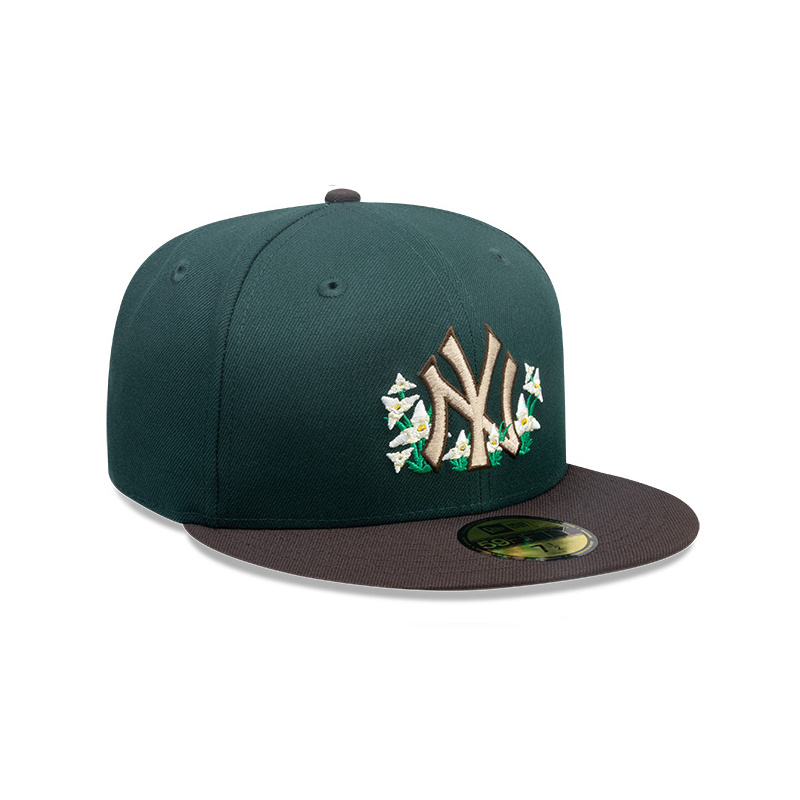 New Era 5950 Mlb City Elmnt Flwr Gu Neyyan Dkg
